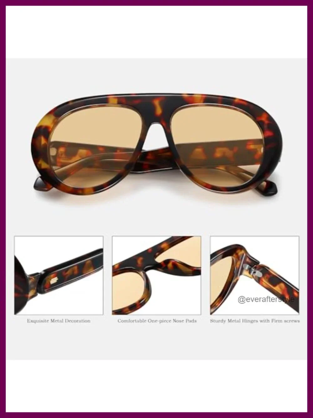 Oversized Polarized Aviator Sunglasses for Women Retro 70s Shield Style UV400
